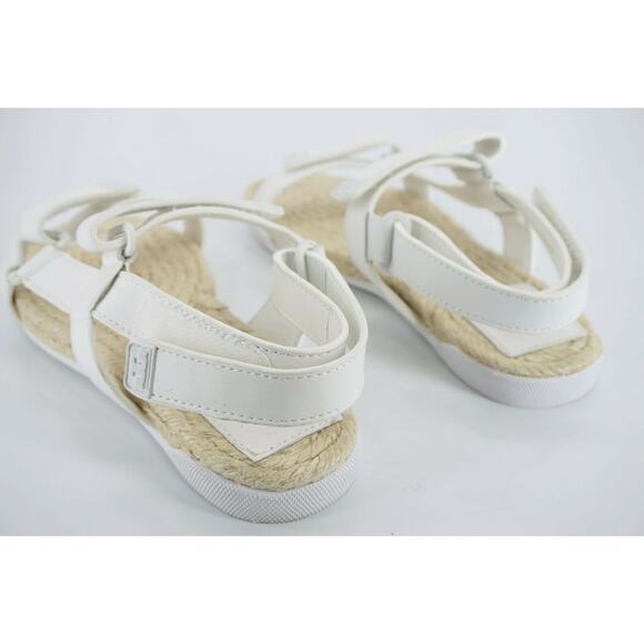 Tory Burch Bumper Espadrille Flat Beach Sandals Size 5.5 Hook Loop NIB Rope - Picture 6 of 12